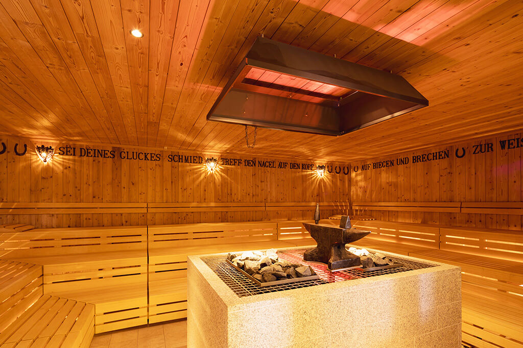 Siebenquell GesundZeitResort – Saunawelt – Schmiedesauna